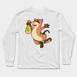 Meerkat with Wallet Long Sleeve T-Shirt